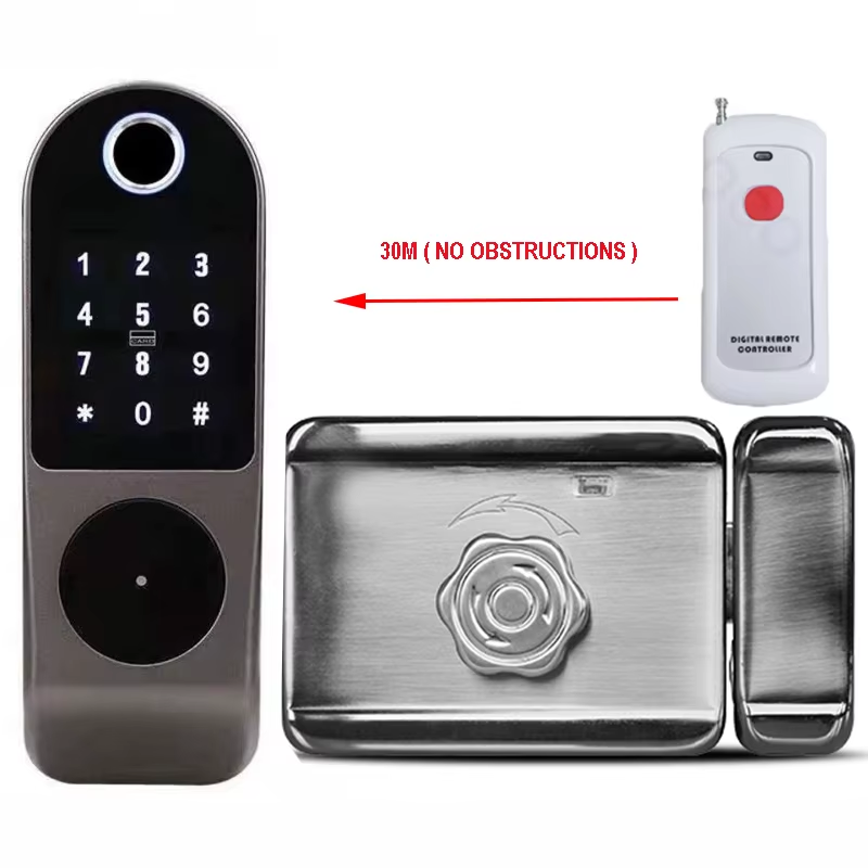 Fingerprint+Card+Password+Key+RF433 Keyfob