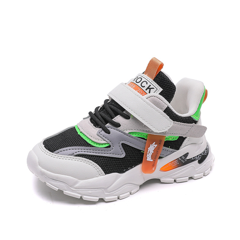 Children's shoes 2021 spring new boys' light sports shoes girls' breathable casual shoes factory supply