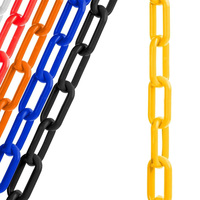 Chaîne de barrière en plastique colorée de sécurité routière de 6/8/10mm pour des cônes de route faits de matériel de PE