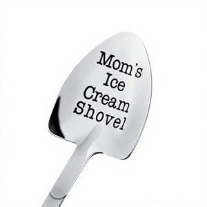 Mom's Ice Cream Shovel <b>Engraved</b> Metal Scoop <b>Tool</b> - Product Image 3