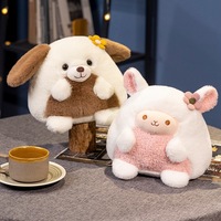 Belle peluche chat chien renard mouton animaux jouets Super doux PP coton remplissage animaux en peluche pour griffe Machine