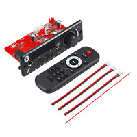Placa MP3 JX-X1 compatible con acompañamiento de micrófono, prioridad de micrófono, función de amplificador de decodificación, placa de decodificación MP3 2 * 80W