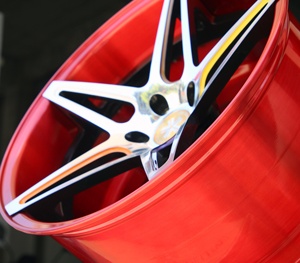 Llantas personalizadas con cepillo rojo caramelo, ruedas forjadas, nuevo tipo, <span class=keywords><strong>2020</strong></span> - Product Image 5