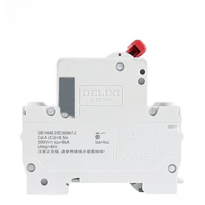 Interruttore Automatico Miniaturizzato Serie DELIXI DZ47sZ 1-63A 1p 2p <span class=keywords><strong>3p</strong></span> 250V/500V DC - Product Image 2
