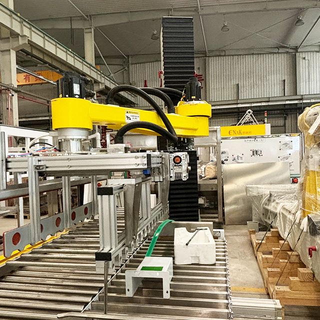 Single Column Palletizer Case Palletier Depalletizing Machine Single Column Cases Palletizing Machine