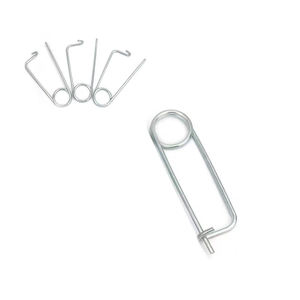 Broche de sécurité à ressort pour hommes, 1 pièce, épingle de verrou rectangulaire - Product Image 5