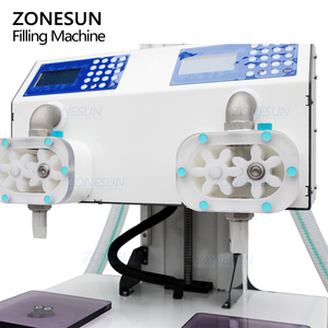 Machine de remplissage quantitative semi-automatique ZONESUN ZS-DTFP2 à double tête et pompe à engrenages pour miel, sauces, liquides visqueux et pâtes - Product Image 4