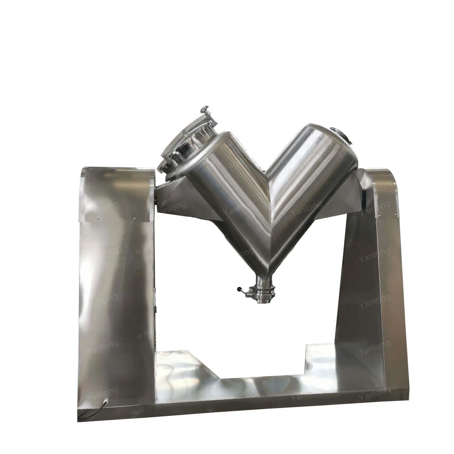 Misturador automático de pó químico para cosméticos, material de PVC resistente à corrosão, máquina de mistura