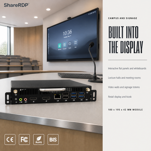 Proveedor Mayorista OEM Sharerdp, Módulo OPS <span class=keywords><strong>Intel</strong></span> <span class=keywords><strong>Core</strong></span> <span class=keywords><strong>I5</strong></span> 6300U <span class=keywords><strong>7300U</strong></span> para Pizarra Interactiva, Sala de Conferencias, Pantalla Inteligente - Product Image 3