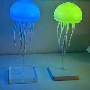 Jellyfish Rechargeable Battery Powered <strong>LED</strong> <strong>Table</strong> Lamps <strong>Table</strong> <strong>Light</strong> for Hotel Home Party Gift Wedding Gift Romantic Decorative - Product Image 6
