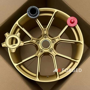 Ruedas de bloqueo central de oro forjado MN para llantas personalizadas <span class=keywords><strong>Porsche</strong></span> <span class=keywords><strong>911</strong></span> GT3 <span class=keywords><strong>Turbo</strong></span> <span class=keywords><strong>S</strong></span> de 18 a 24 pulgadas - Product Image 1