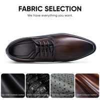 Chaussures de Mariage en Cuir Véritable de Haute Qualité, Chaussures Habillées Rehaussantes de Luxe de 8 cm, Vente en Gros Directe Usine