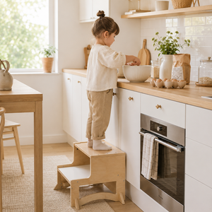 <span class=keywords><strong>Marchepied</strong></span> pour tout-petits, <span class=keywords><strong>marchepied</strong></span> robuste pour bébé avec stabilisateurs amovibles pour l'évier, base large - Product Image 5