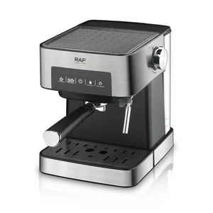 RAF macchina per caffè Espresso multifunzionale 850w professionale per Latte e Latte in acciaio inossidabile Cappuccino Latte