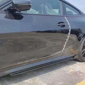 Faldones Laterales de Fibra de Carbono Estilo G23 para BMW Serie 4 G22 Coupé 2020-2025 - Product Image 6