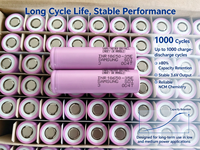 Batterie cylindrique lithium-ion 18650-35E NMC811 Cathode 500 cycles -25~60 45g pour l'électronique grand public et les outils électriques
