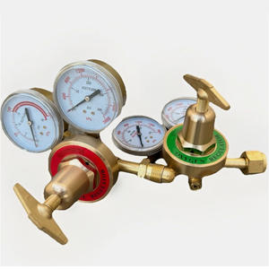 ตัวปรับแรงดันทองเหลืองสำหรับออกซิเจนและอะเซทิลีน LGPO พร้อมเกจวัดแรงดันทองเหลือง (CGA540 ออกซิเจน CGA510 อะเซทิลีน) สำหรับก๊าซโพรเพนและคาร์บอนไดออกไซด์ - Product Image 4