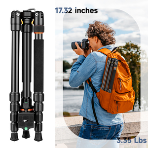Professionnel en aluminium Portable monopode trépied support rotule vidéo prise de vue photographie 10kg charge photographes professionnels - Product Image 4