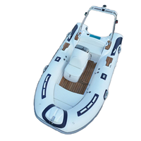 Bateau pneumatique rigide à moteur de 3,9 m (13 pieds) en Hypalon / Bateau de sauvetage (RIB 390) avec plancher en teck