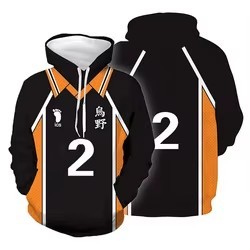 Sweat-shirts Haikyuu 2026 Style pour Hommes – Streetwear Amusant Anime Japonais Harajuku <span class=keywords><strong>Karasuno</strong></span> Fly High – Hauts Graphiques Unisexe pour Homme - Product Image 4