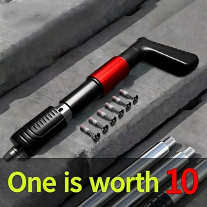 Mini pistola de clavos de 7.3 mm de calibre, con cable, operación con una sola mano, para fijación de bandejas de cables en techos, instalación de aire acondicionado - Product Image 3