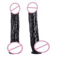 Super énorme gode réaliste en PVC grand avec une forte aspiration godes longs pas cher jouets pour adultes pour femme Sex Shop