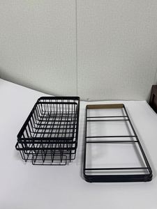 Detachable 2-3 Tier Iron Metal Classic Fruit <b>Basket</b> Home Decorative Kitchen Countertop Organizer Woven Bread Stand <b>Foldable</b> - Product Image 4