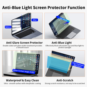 Protection d'écran pour ordinateur portable <span class=keywords><strong>anti</strong></span>-lumière bleue en PET, couverture complète, protection des yeux, <span class=keywords><strong>filtre</strong></span>, 99% de transparence, <span class=keywords><strong>anti</strong></span>-rayures, <span class=keywords><strong>anti</strong></span>-traces de doigts - Product Image 5