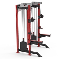 Smith Cable Crossover Machine Squat Rack Fly Machine Power Rack Entraînement de force pour triceps, bras et jambes avec pile de poids de plus de 75 kg