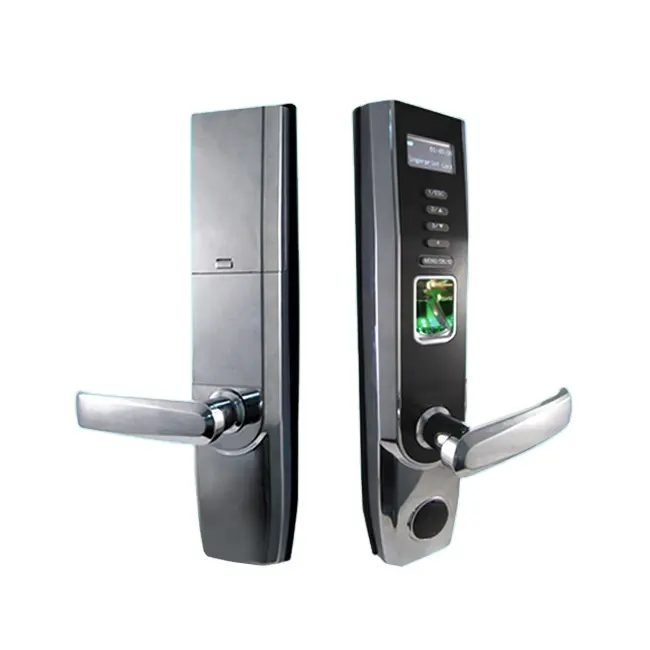 (L5000/MF ) 13.56KHZ Cartão e Impressão Digital Fechadura da porta com USB