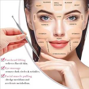 Palo de acupuntura de acero inoxidable 2024, herramienta de reflexología Facial, pluma de acupuntura, sonda de oído para el cuidado de la salud corporal, terapia, palo de masaje - Product Image 2