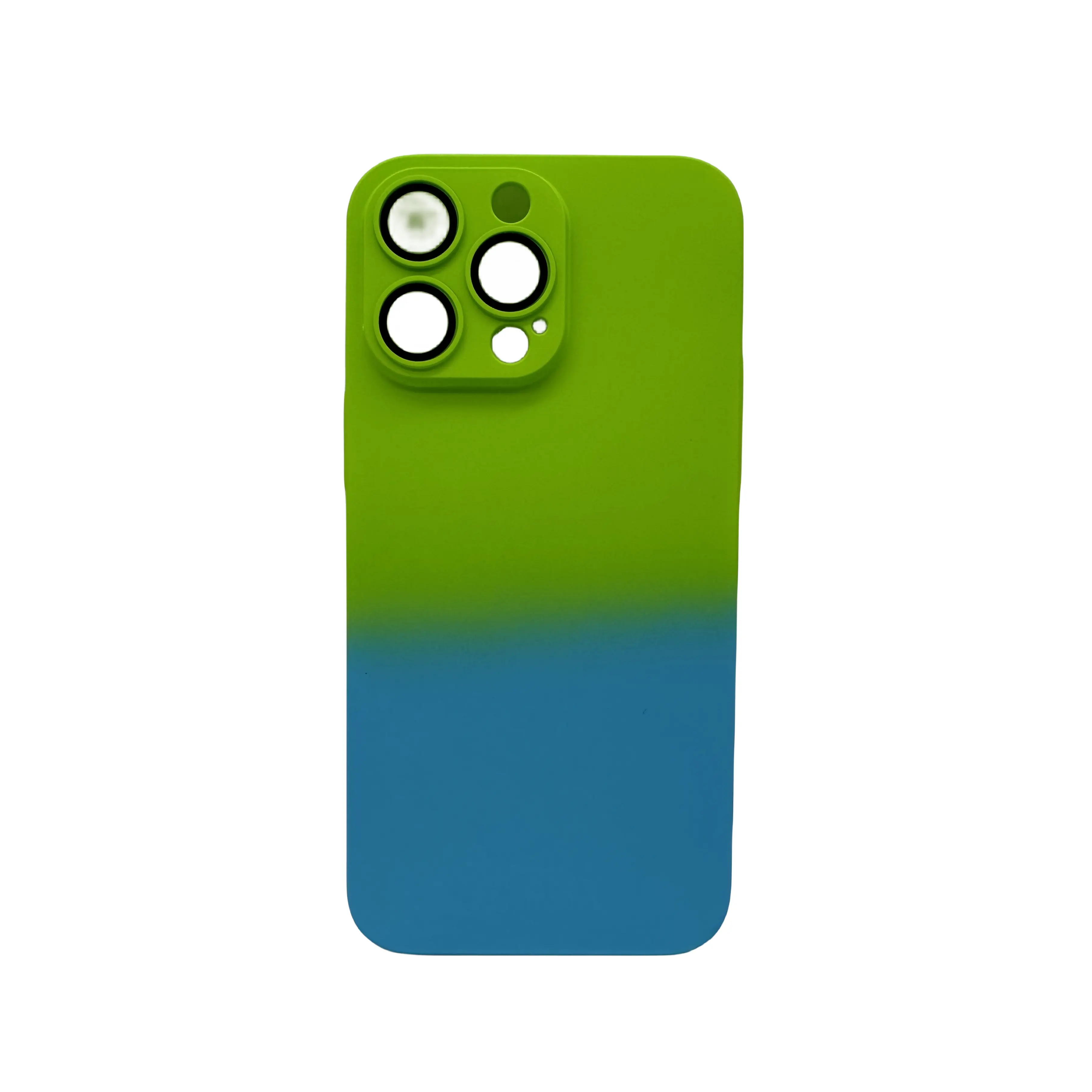 Высококлассный простой градиентный цветной Модный чехол для телефона для iPhone14promax 13pro 12 чехол 11 Жесткий Чехол для 15