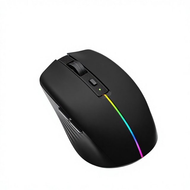 AI Intelligent Wireless Mouse with Voice & Word Translation, High-Quality Gaming Style USB Optical Mouse for Smart Writin