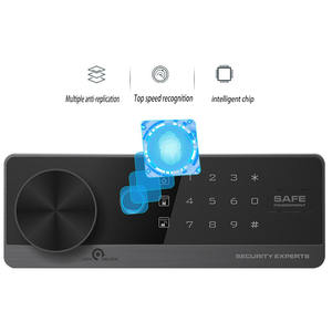 스틸 비밀 돈 예금 보안 미니 전자 디지털 룸 노트북 24 호텔 금고 돈 숨겨진 금고 - Product Image 3