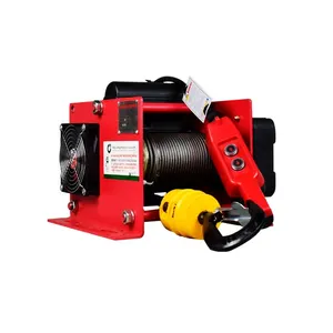 Germany type multi-purpose 200kg to 1000kg 100m wire rope electric winch hoist