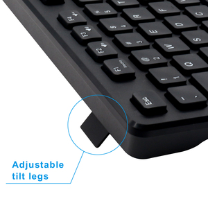 Clavier sans fil espagnol 2,4 GHz ABS 104 touches pleine taille avec disposition personnalisée pour ordinateur - Product Image 5