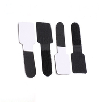 Organisateur de câbles en nylon écologique réglable, auto-adhésif double face, attaches pour câbles à boucles 3M, support de câbles pour la maison et le bureau