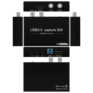 Tarjeta de Captura de <span class=keywords><strong>Video</strong></span> SDI HDMI a USB 3.0, Conversor SDI a HDMI 1080P 60fps para Transmisión en Vivo y Grabación de Videojuegos - Product Image 2