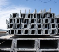 Mejor Precio en Perfiles de Acero en U, Q235/Q235B/Q275, Acero al Carbono, Estándar ASTM, Barras de Acero de Alta Precisión 8 # -14 #   Doblado y Soldadura