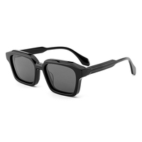Lunettes de soleil carrées en acétate pour hommes et femmes, polarisées, anti-reflets, UV400, pour la conduite en extérieur, classiques, avec logo personnalisé, fournisseur