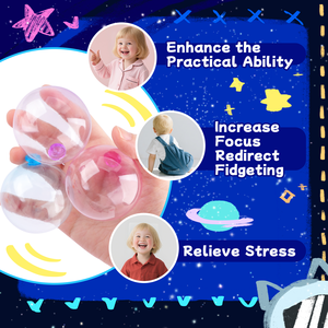 DIY <b>Space</b> Magic Balloon Kit Sticker Decorated Balloons <b>Toy</b> for Kids DIY Sticky Balloons Rocket Air Pump with Balloon Monster - Product Image 4