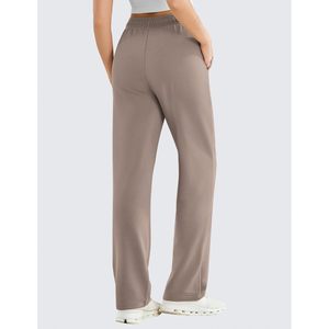 FOXA Women's High Waisted Straight <b>Leg</b> Sweatpants Comfy Drawstring Workout <b>Pants</b> With Pockets Fall Casual Wear - Product Image 2