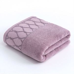 Juego de Toallas de Baño para Adultos, de Algodón, Color Sólido, Antimicrobianas, Antialérgicas, Absorbentes, de Secado Rápido - Product Image 1