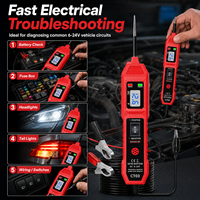 Testeur de circuit automobile 3,5-36V DC, lecteur de code intelligent pour voiture avec affichage de la tension LED, outil de test électrique automobile