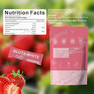 วิ<span class=keywords><strong>ต้า</strong></span>เฮลธ์ รับผลิตแบบ OEM/ODM ผง<span class=keywords><strong>ก</strong></span><span class=keywords><strong>ลู</strong></span><span class=keywords><strong>ต้า</strong></span>ไวท์ รสผลไม้ <span class=keywords><strong>ผสม</strong></span>คอลลาเจนทางทะเล เพื่อความงาม ผง<span class=keywords><strong>ก</strong></span><span class=keywords><strong>ลู</strong></span><span class=keywords><strong>ต้า</strong></span>ไวท์ รสสตรอว์เบอร์รี - Product Image 2