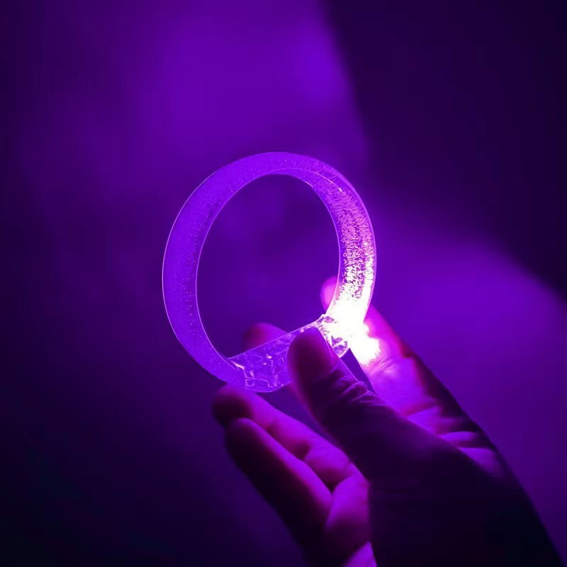 bracelet large violet clair