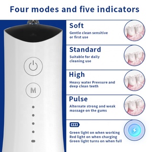 Irrigador Bucal Eléctrico Portátil Recargable, Mini Irrigador Dental de Viaje, Limpiador de Dientes Inalámbrico - Product Image 5