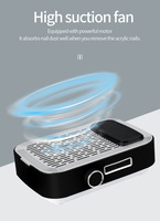 Collecteur de poussière d'ongles rechargeable OEM ODM, conception sans fil, vitesse réglable, filtre réutilisable pour les vendeurs en ligne