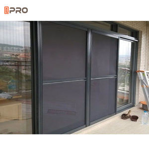 מתכת סגסוגת אלומיניום בגודל מותאם אישית מחורר מסך קדמי רשת מגנטי דלת הזזה מגנטי דלת אלומיניום - Product Image 2