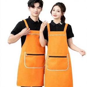 ผ้ากันเปื้อนเชฟ/ร้านอาหารแบบสั่งทำได้  ไม่มีแขน  มีกระเป๋า  ผลิตจากผ้าโพลีเอสเตอร์/ผ้าฝ้ายแคนวาส  น้ำหนักเบา ทนทาน  OEM - Product Image 3